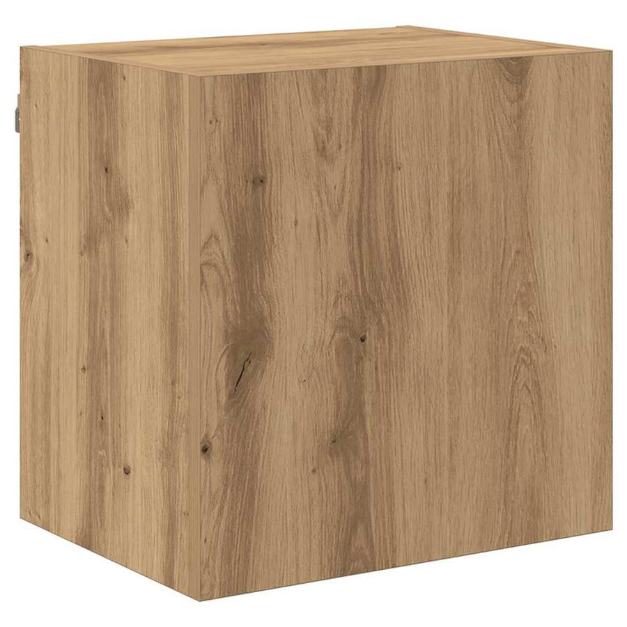 TV Wandkast Artisan Eiken 40,5x30x40cm Bewerkt hout