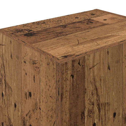 TV Wandkast Oud Hout 40,5 x 30 x 102 cm Bewerkt hout