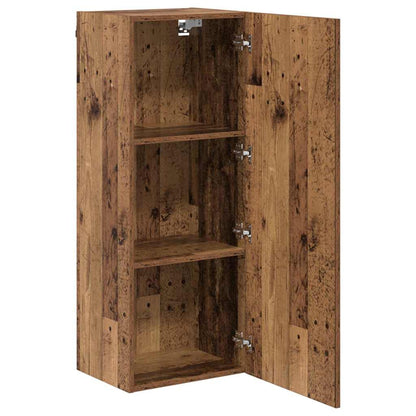 TV Wandkast Oud Hout 40,5 x 30 x 102 cm Bewerkt hout