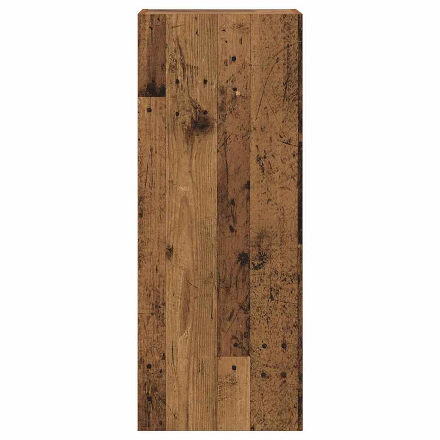 TV Wandkast Oud Hout 40,5 x 30 x 102 cm Bewerkt hout