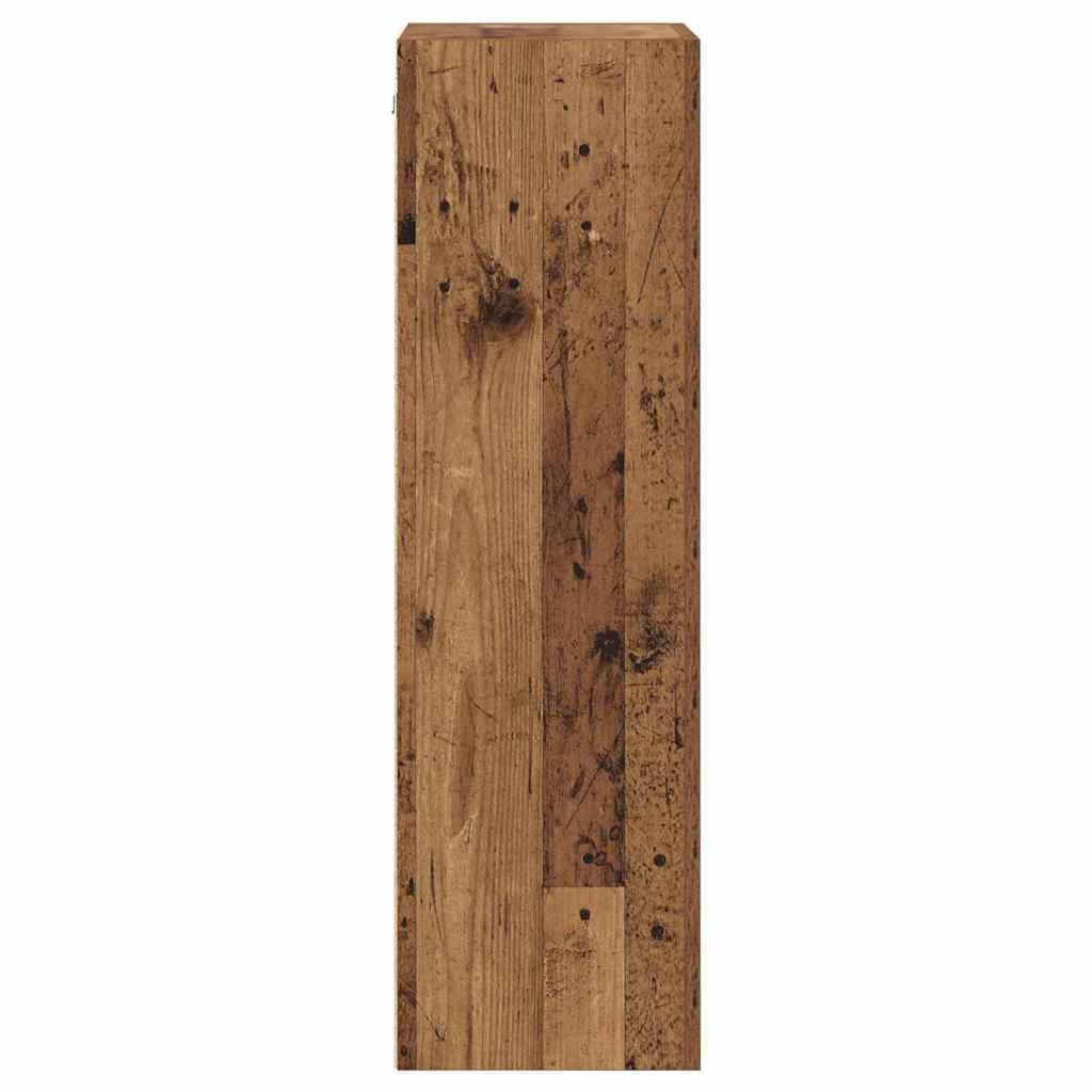 TV Wandkast Oud Hout 40,5 x 30 x 102 cm Bewerkt hout