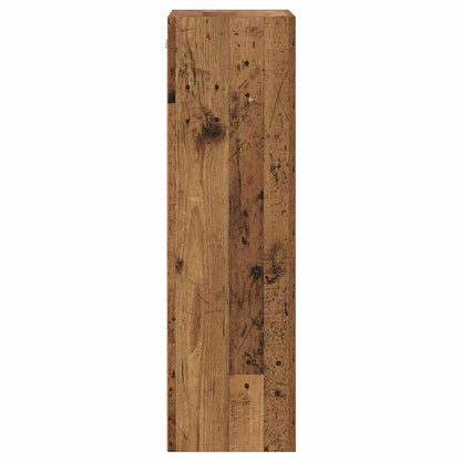 TV Wandkast Oud Hout 40,5 x 30 x 102 cm Bewerkt hout