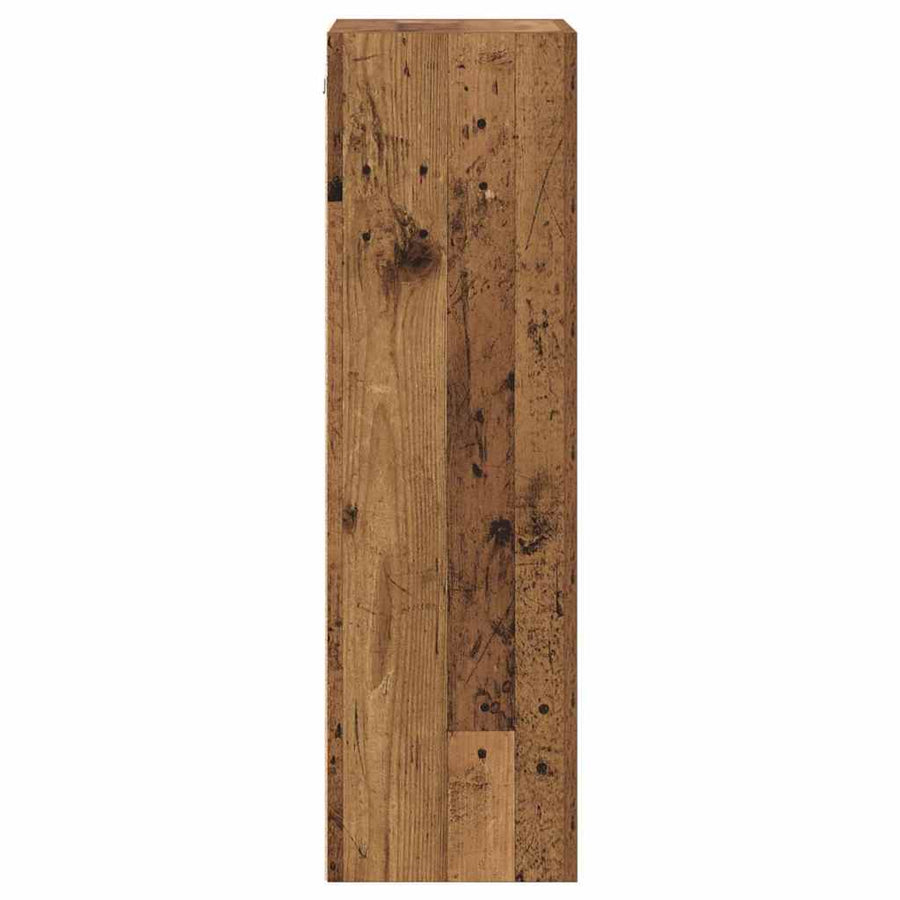 TV Wandkast Oud Hout 40,5 x 30 x 102 cm Bewerkt hout