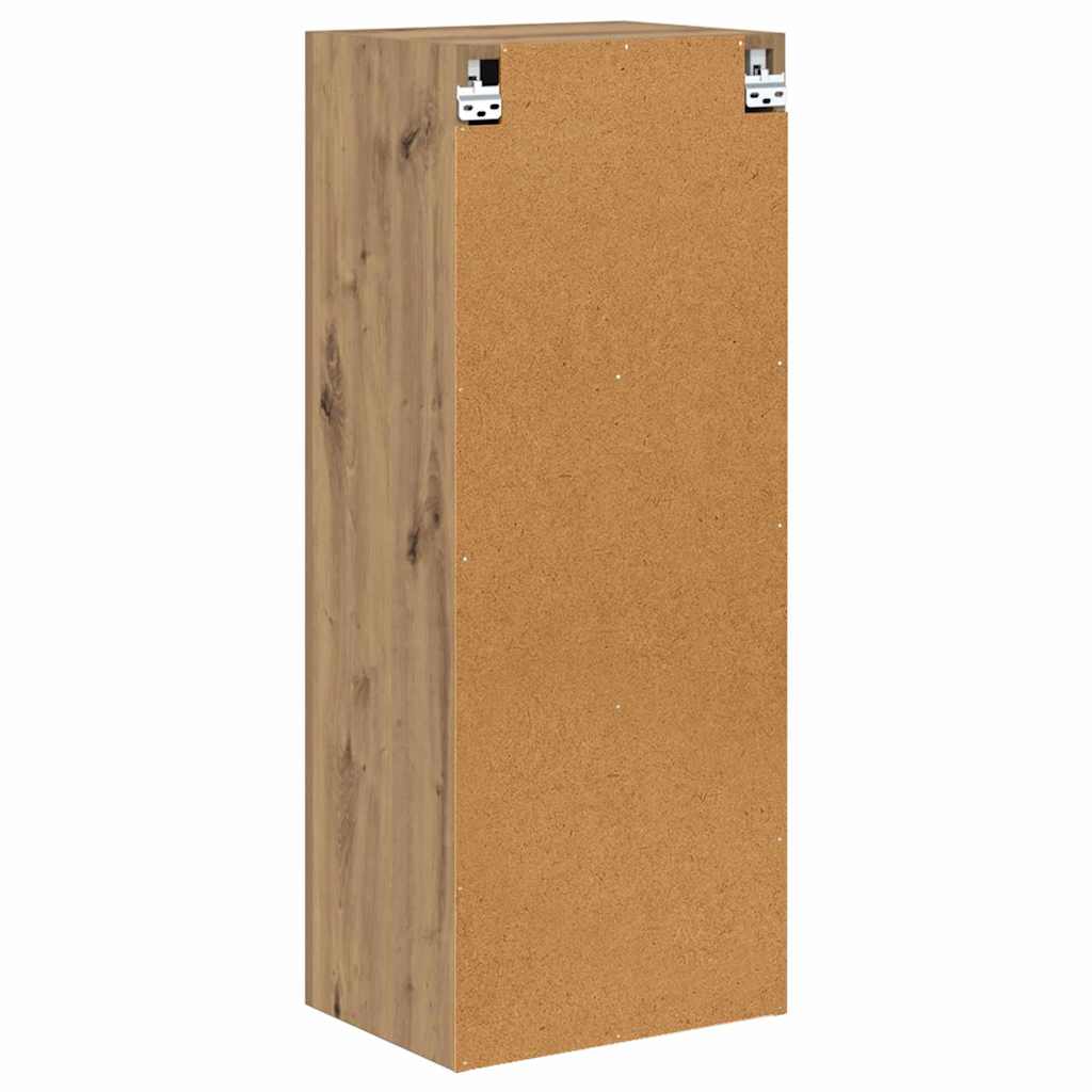 TV Wandkast Artisan Eiken 40,5 x 30 x 102 cm Bewerkt hout