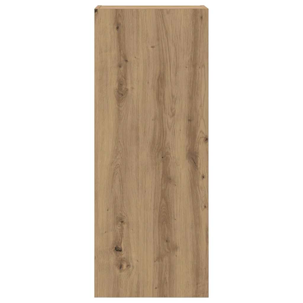 TV Wandkast Artisan Eiken 40,5 x 30 x 102 cm Bewerkt hout