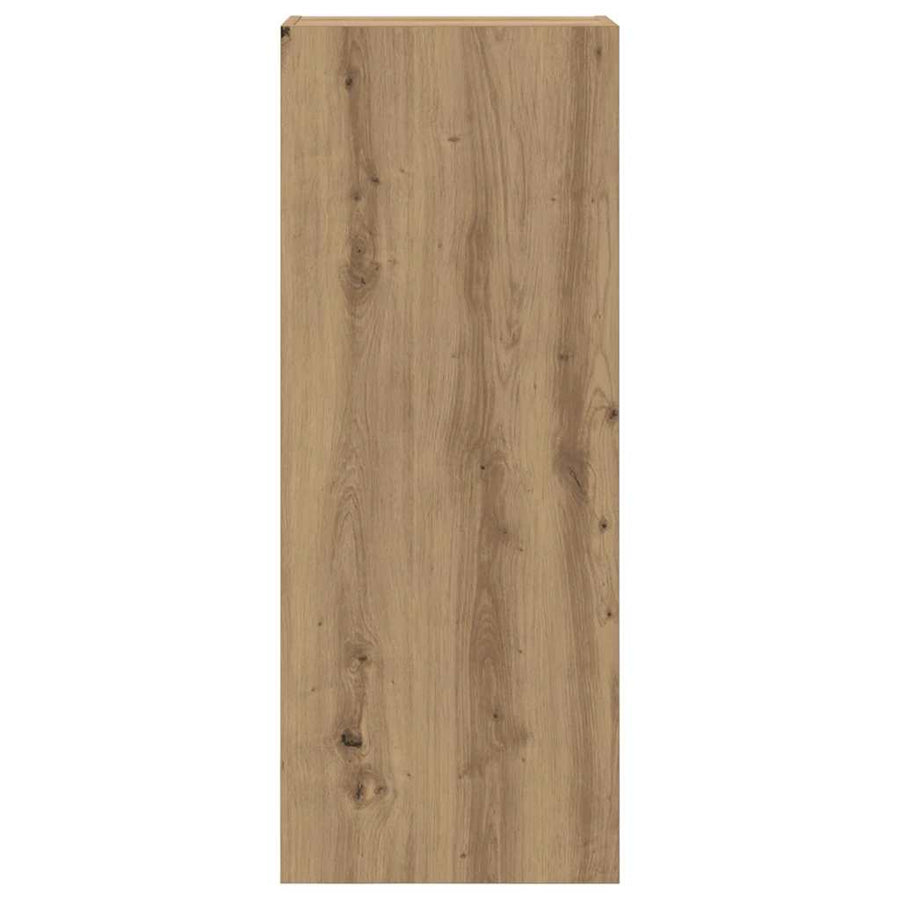 TV Wandkast Artisan Eiken 40,5 x 30 x 102 cm Bewerkt hout