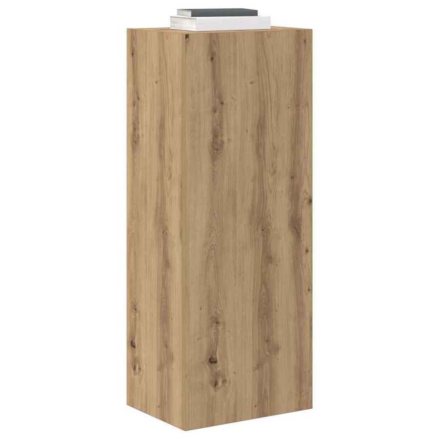TV Wandkast Artisan Eiken 40,5 x 30 x 102 cm Bewerkt hout