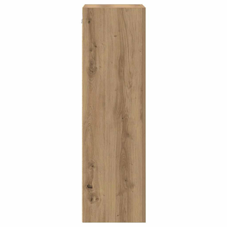 TV Wandkast Artisan Eiken 40,5 x 30 x 102 cm Bewerkt hout