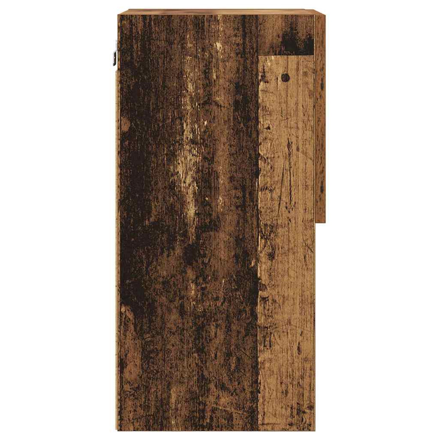 Wandgemonteerde TV-kasten 2 pcs Oud Hout 30,5 x 30 x 60 cm