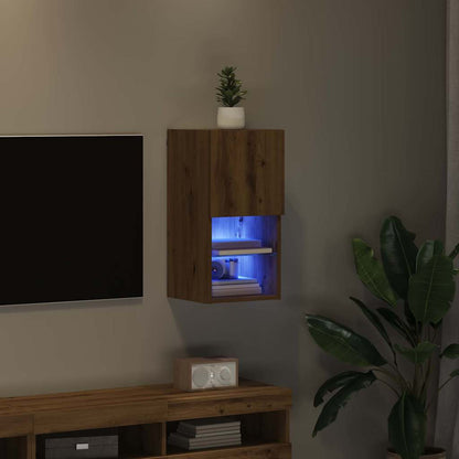 Wandgemonteerde TV Kast Artisan Eiken 30,5 x 30 x 60 cm