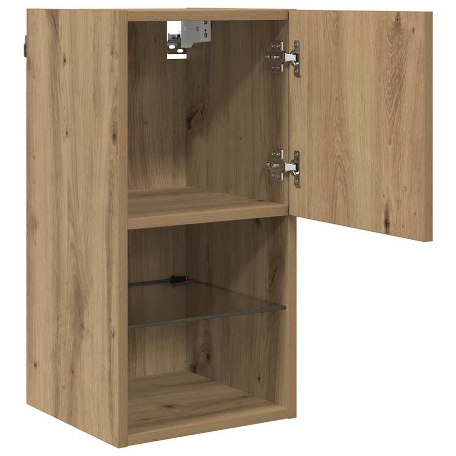 Wandgemonteerde TV Kast Artisan Eiken 30,5 x 30 x 60 cm