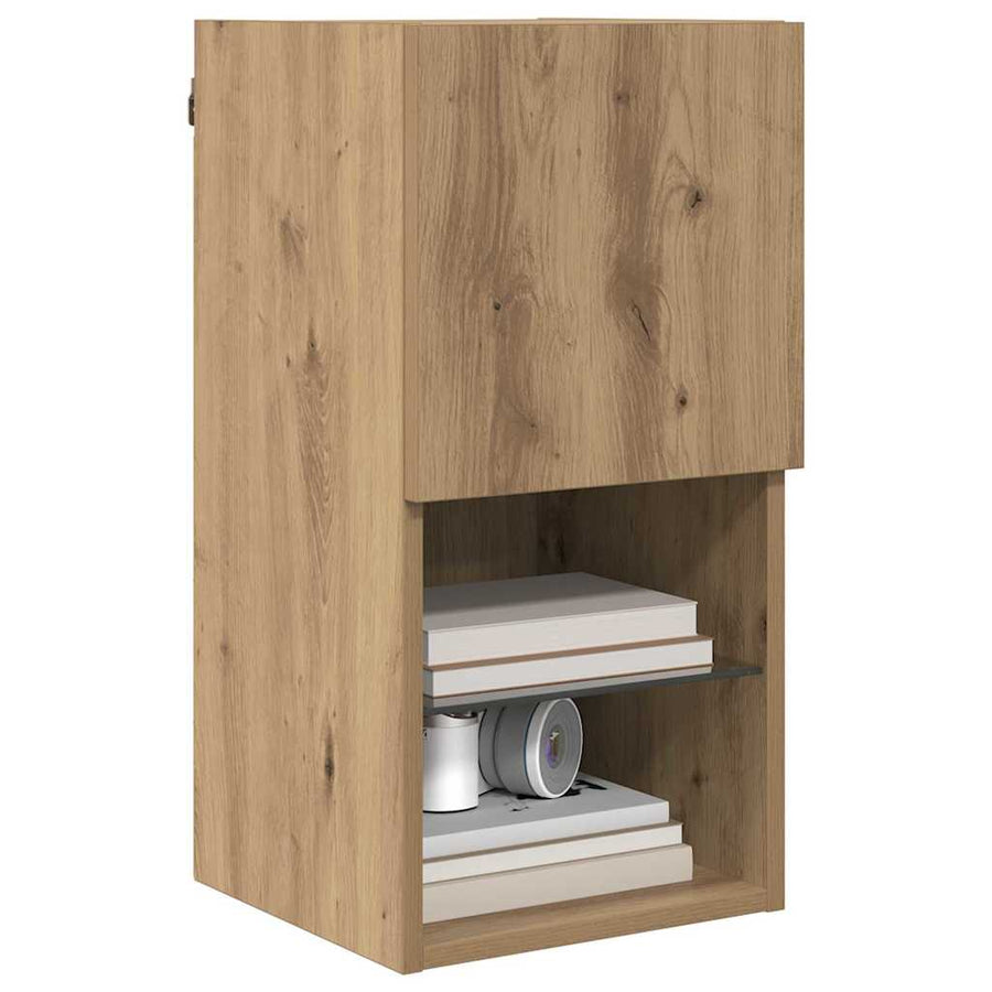 Wandgemonteerde TV Kast Artisan Eiken 30,5 x 30 x 60 cm