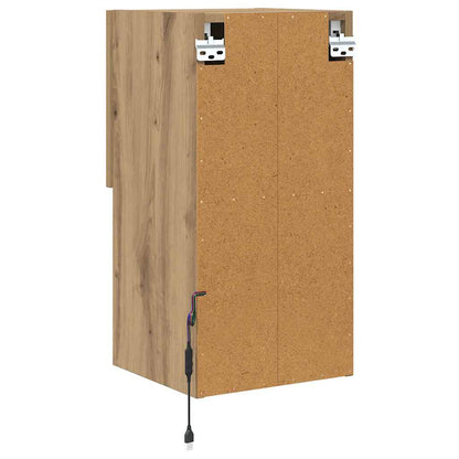 Wandgemonteerde TV-kasten 2 pcs Artisan Eiken 30,5 x 30 x 60 cm