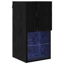 Wandgemonteerde TV Kast Zwart Eiken 30,5 x 30 x 60 cm