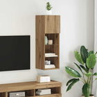 Wall-mounted TV cabinet Artisan Oak 30.5 x 30 x 90 cm