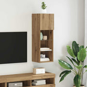 Wandkast tv-meubel Artisan eiken 90x30x30 cm