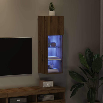 Wandgemonteerde TV Kast Artisan Eiken 30,5 x 30 x 90 cm