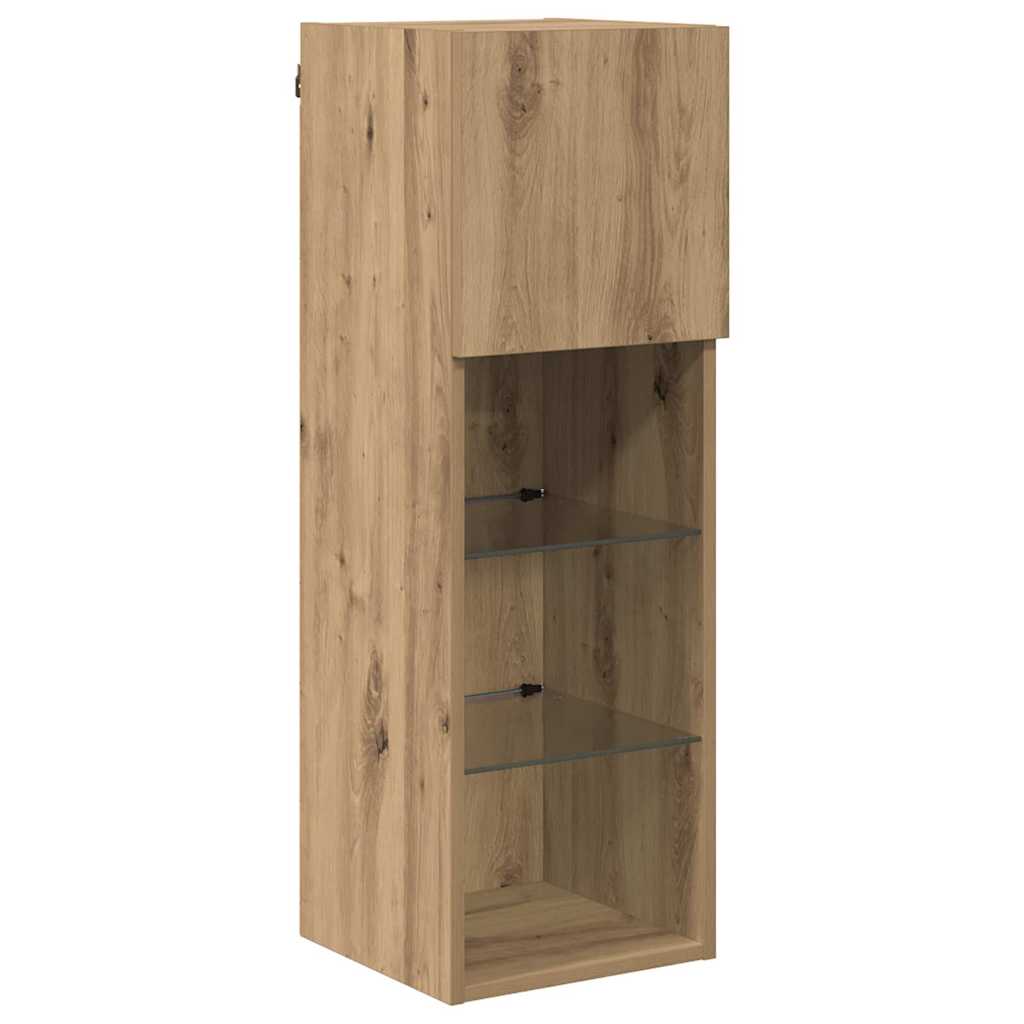 Wandgemonteerde TV Kast Artisan Eiken 30,5 x 30 x 90 cm