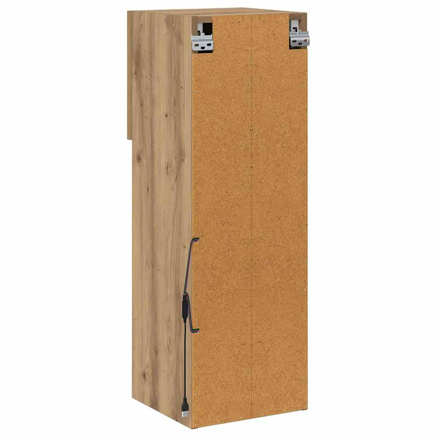 Wandgemonteerde TV Kast Artisan Eiken 30,5 x 30 x 90 cm