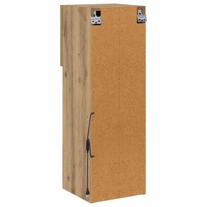 Wandgemonteerde TV-kasten 2 pcs Artisan Eiken 30,5 x 30 x 90 cm