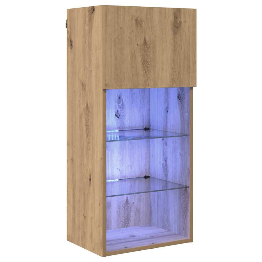 Wandgemonteerde TV Kast Artisan Eiken 40,5 x 30 x 90 cm