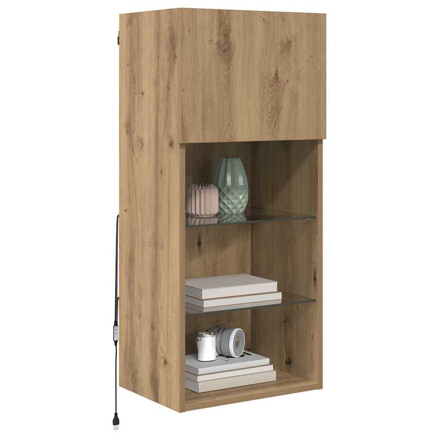Wandgemonteerde TV Kast Artisan Eiken 40,5 x 30 x 90 cm