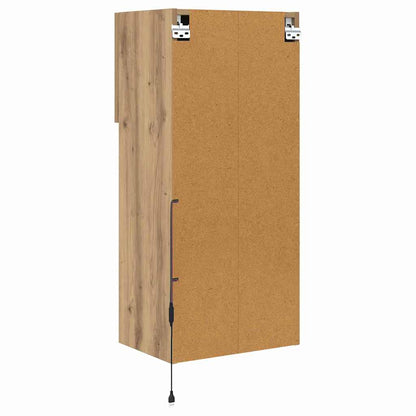 Wandgemonteerde TV-kasten 2 pcs Artisan Eiken 40,5 x 30 x 90 cm