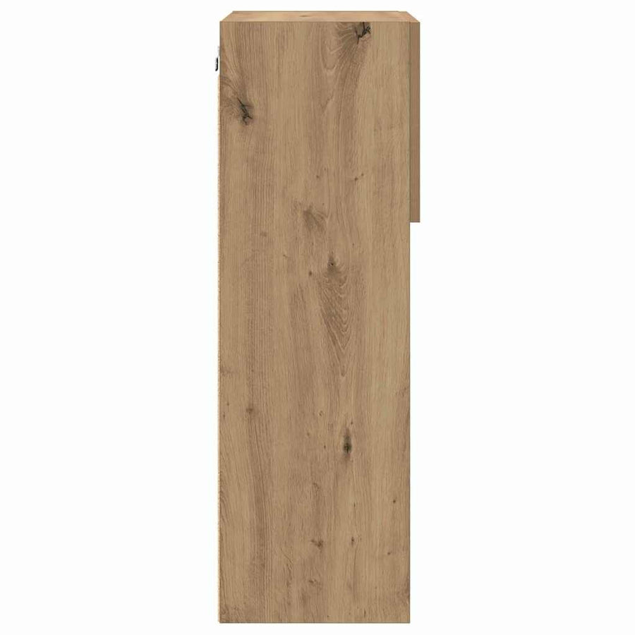 Wandgemonteerde TV-kasten 2 pcs Artisan Eiken 40,5 x 30 x 90 cm