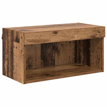 TV-kast Wandgemonteerd Oud Hout 60 x 30 x 30 cm Bewerkt hout