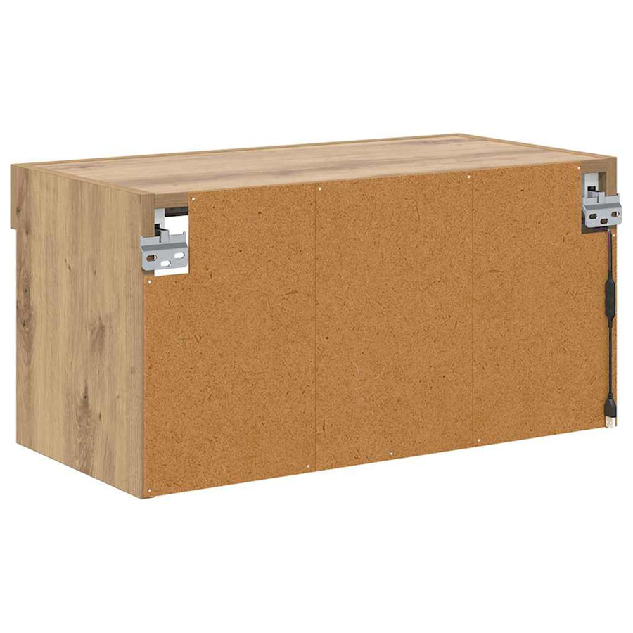 TV-kast Artisan Eiken 60 x 30 x 30 cm Bewerkt hout