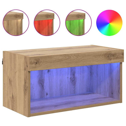 TV-kast Artisan Eiken 60 x 30 x 30 cm Bewerkt hout