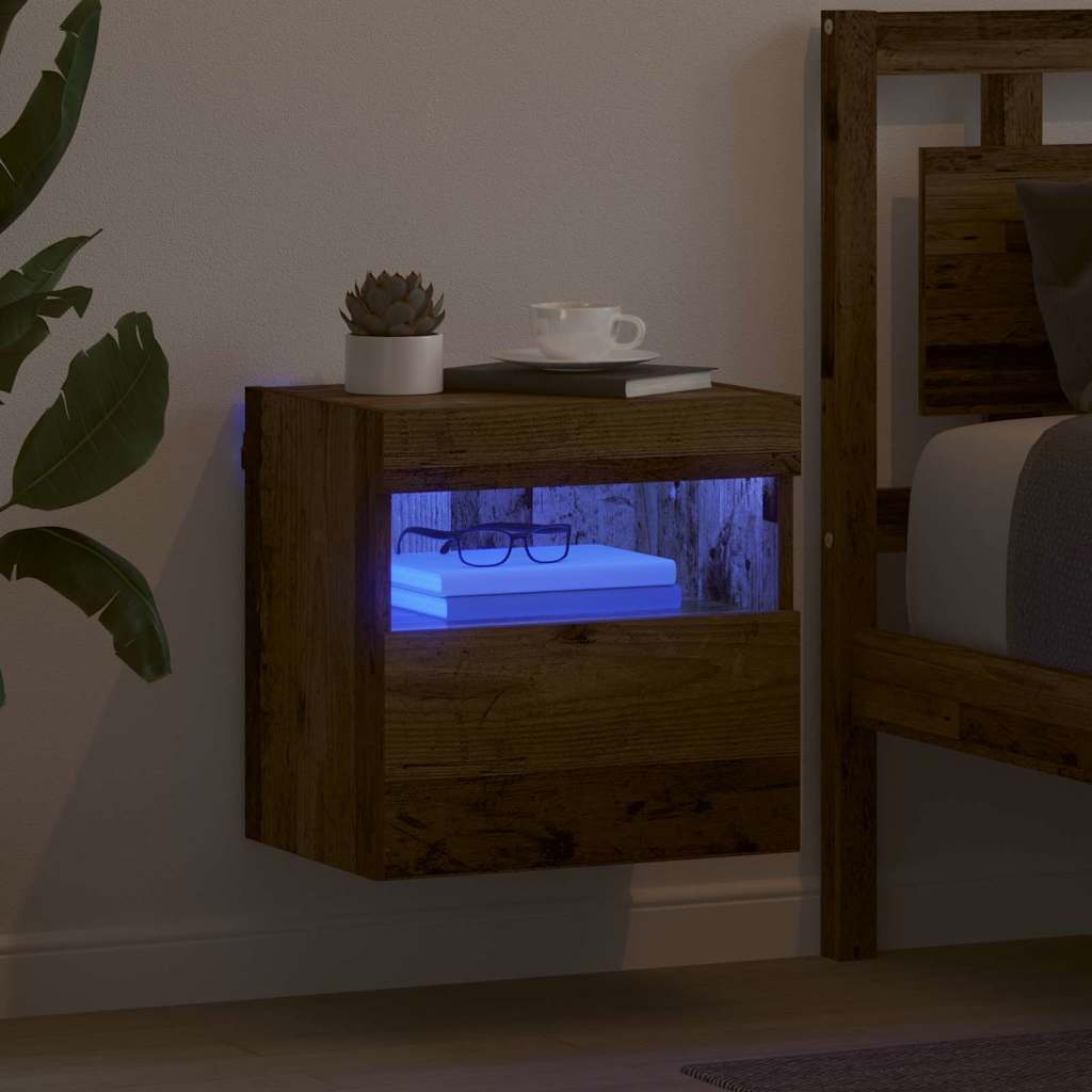 Tv Wandkast Oud Hout 40 X 30 X 40 Cm Bewerkt Hout