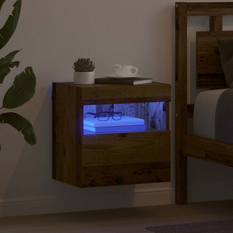 Tv Wandkast Oud Hout 40 X 30 X 40 Cm Bewerkt Hout
