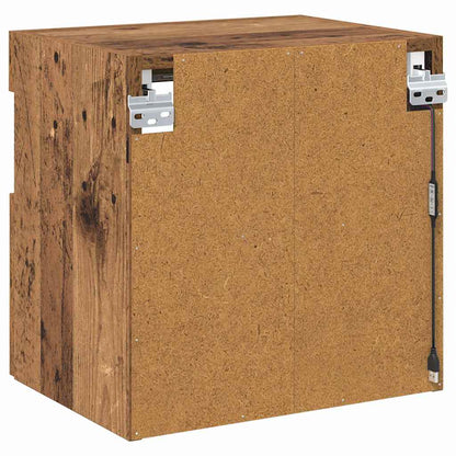 Tv Wandkast Oud Hout 40 X 30 X 40 Cm Bewerkt Hout