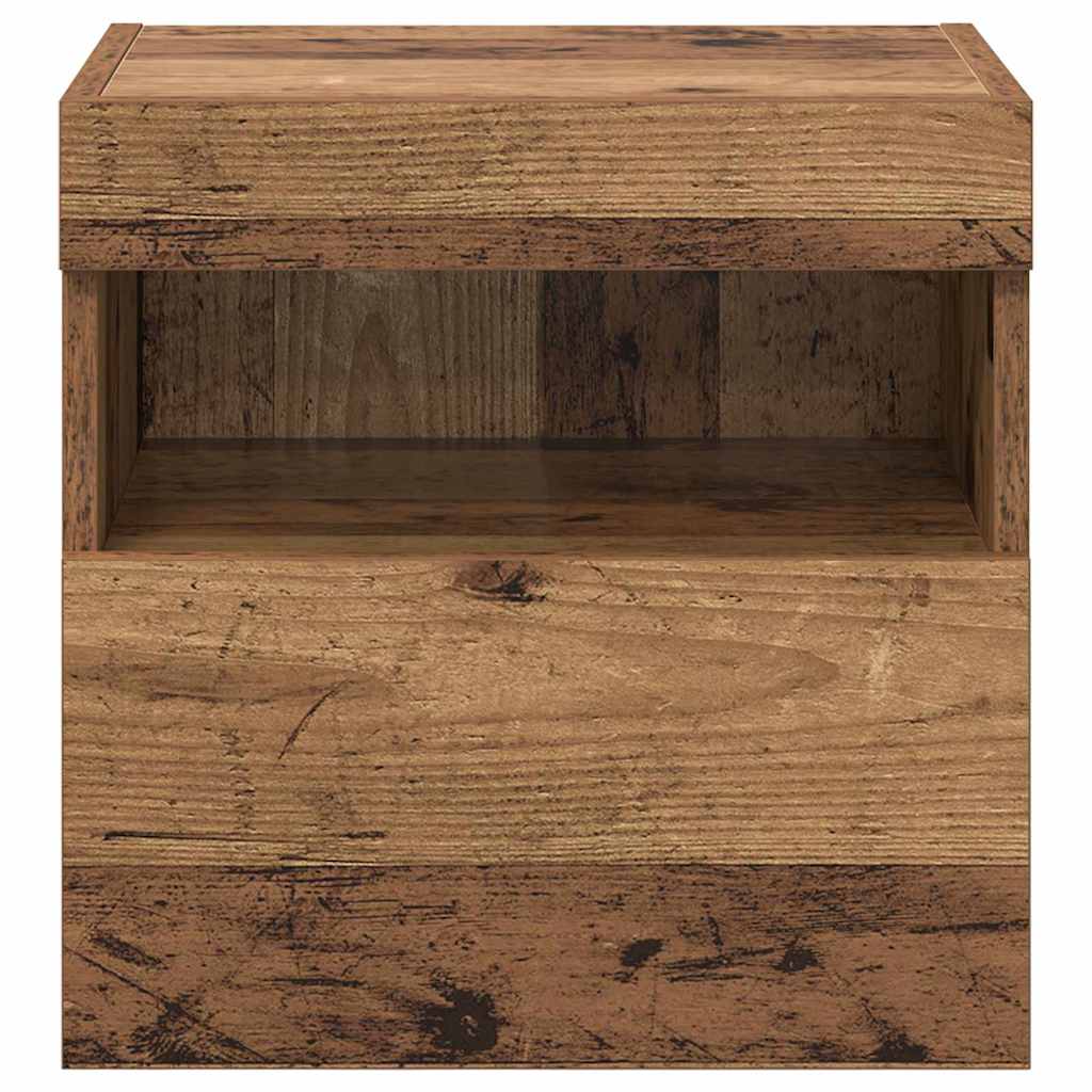 Tv Wandkast Oud Hout 40 X 30 X 40 Cm Bewerkt Hout