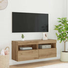 TV Cabinet Artisan Oak 100 x 30 x 40 cm Engineered Wood