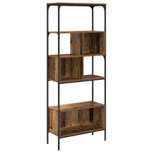 Boekenkast Oud Hout 76 x 33 x 188,5 cm Bewerkt hout