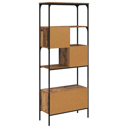 Boekenkast Oud Hout 76 x 33 x 188,5 cm Bewerkt hout
