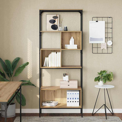 Boekenkast Artisan Eiken 76 x 33 x 188,5 cm Bewerkt hout