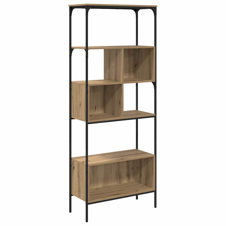 Boekenkast Artisan Eiken 76 x 33 x 188,5 cm Bewerkt hout