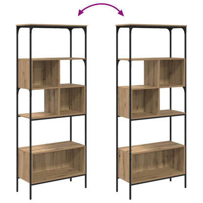 Boekenkast Artisan Eiken 76 x 33 x 188,5 cm Bewerkt hout