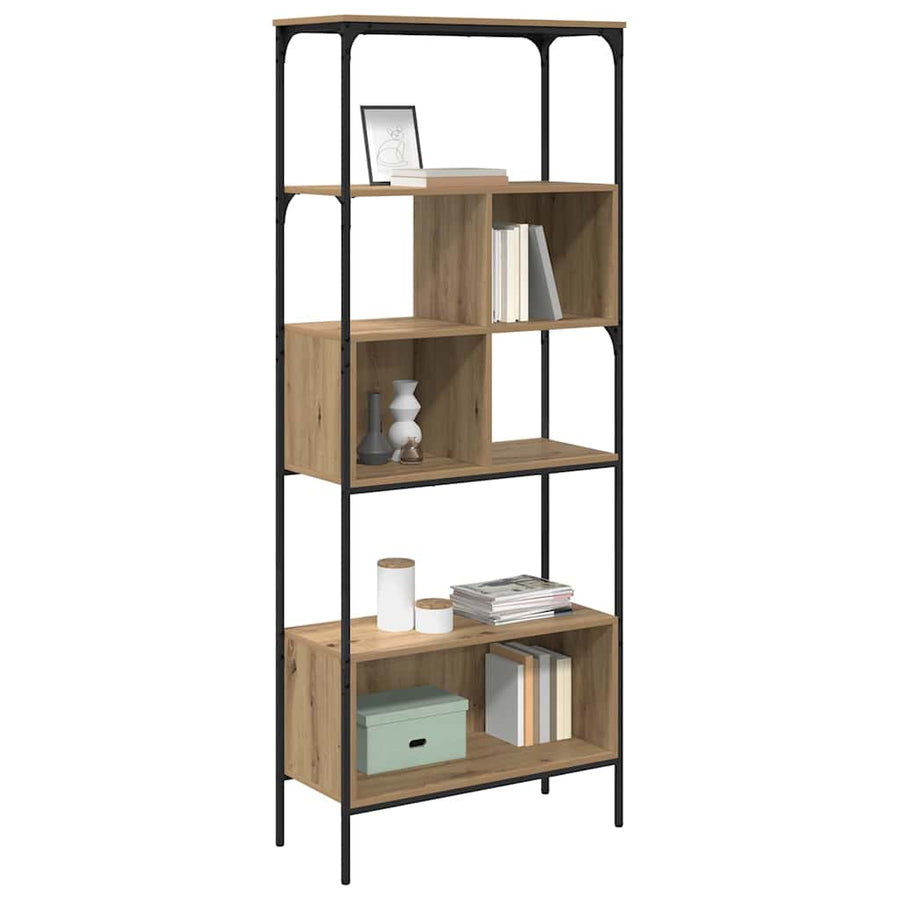 Boekenkast Artisan Eiken 76 x 33 x 188,5 cm Bewerkt hout