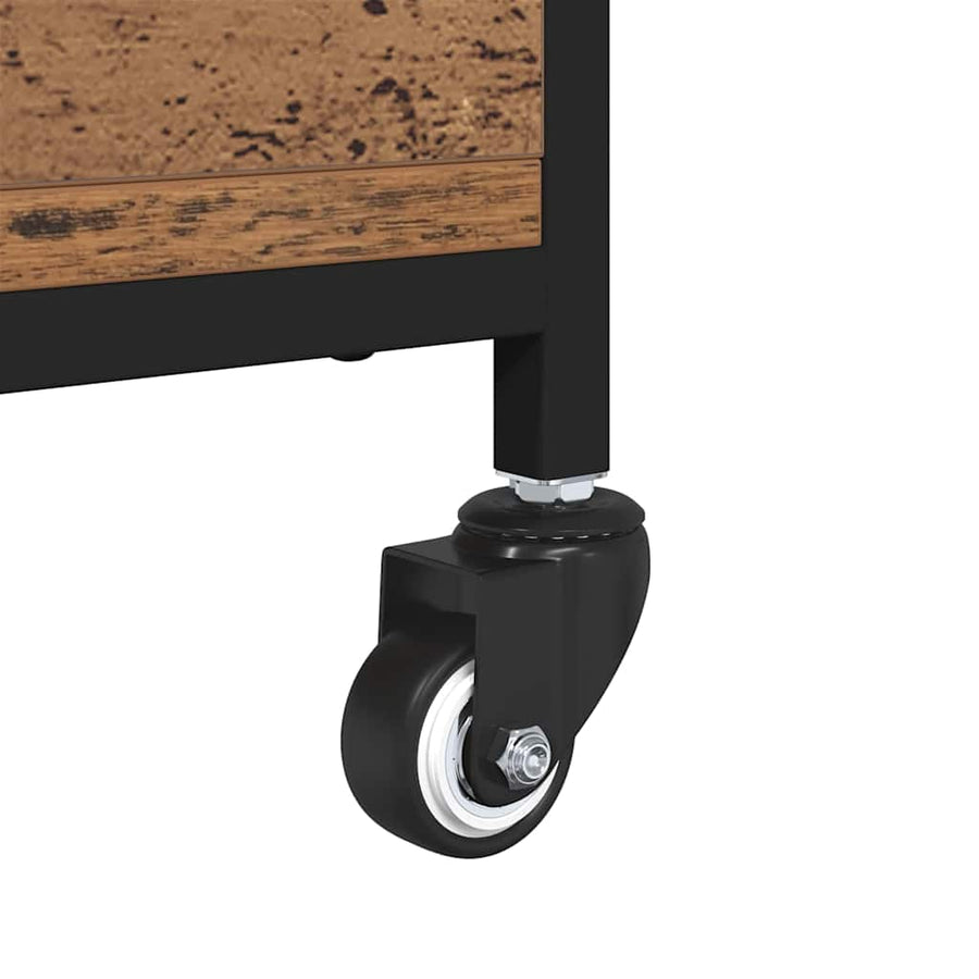 Salontafel Oud Hout 91 x 55 x 32 cm Bewerkt hout