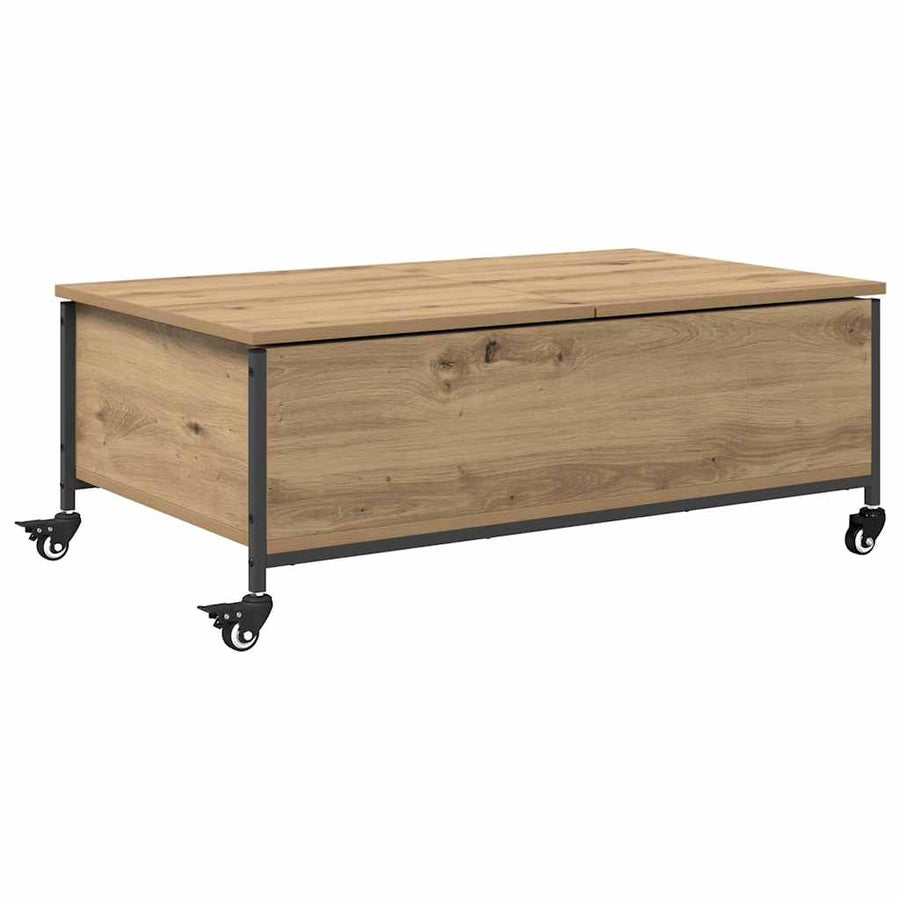 Salontafel Artisan Eiken 91 x 55 x 32 cm Bewerkt hout