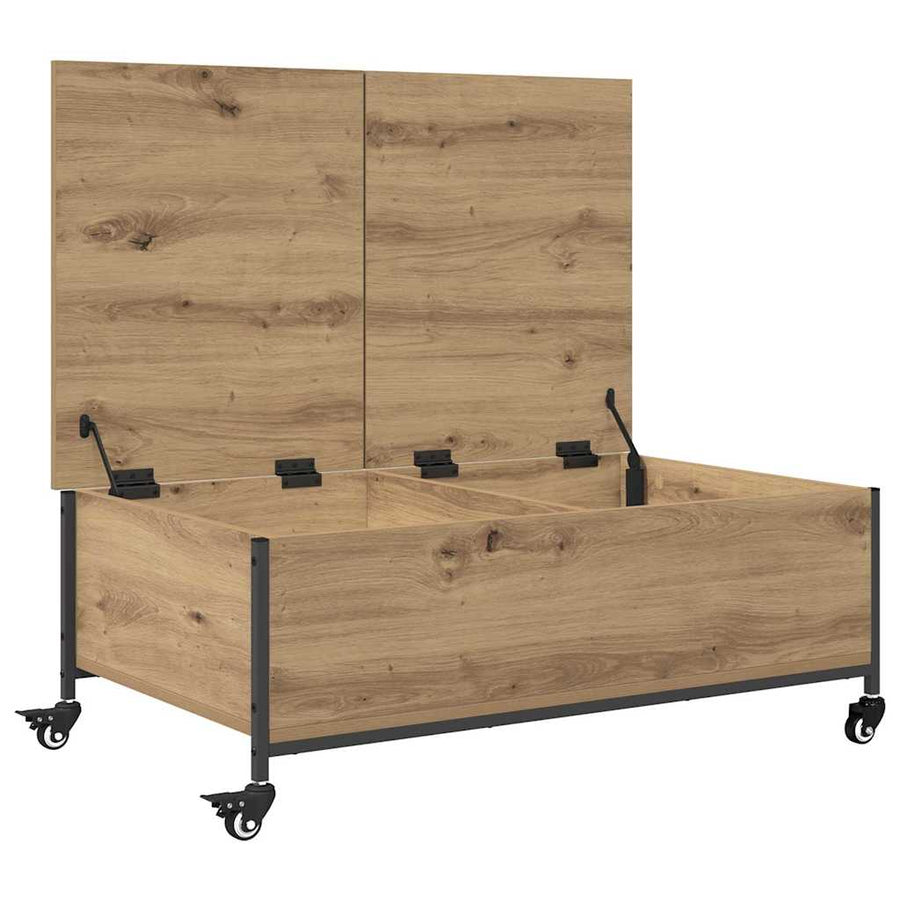 Salontafel Artisan Eiken 91 x 55 x 32 cm Bewerkt hout