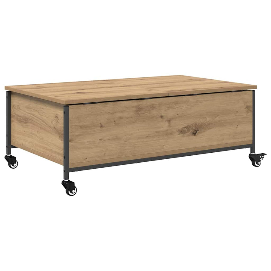 Salontafel Artisan Eiken 91 x 55 x 32 cm Bewerkt hout