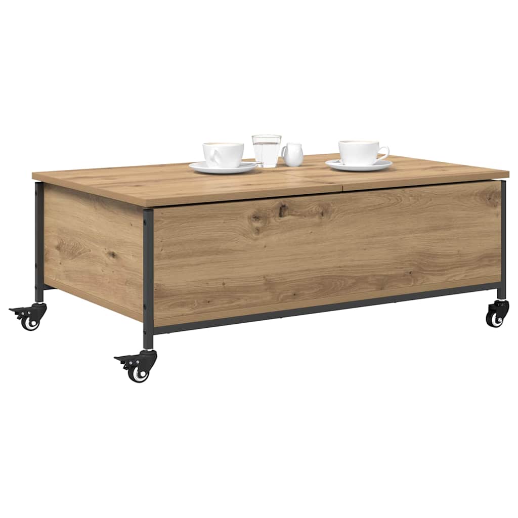 Salontafel Artisan Eiken 91 x 55 x 32 cm Bewerkt hout