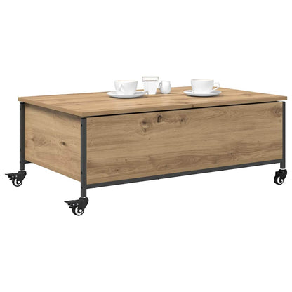 Salontafel Artisan Eiken 91 x 55 x 32 cm Bewerkt hout