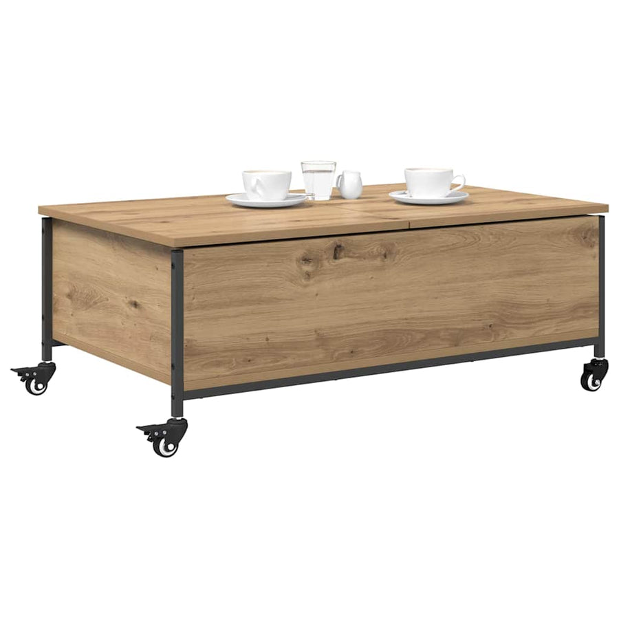 Salontafel Artisan Eiken 91 x 55 x 32 cm Bewerkt hout