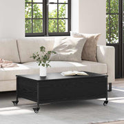 Salontafel zwart eiken 91x55x32 cm